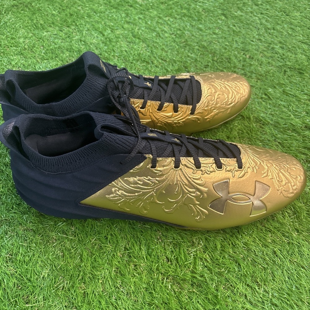 Under Armour Blur Smoke 2.0 WR Royalty Justin Jefferson Men Size 16 #3028626-001 - Picture 2 of 6